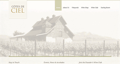 Desktop Screenshot of cotesdeciel.com